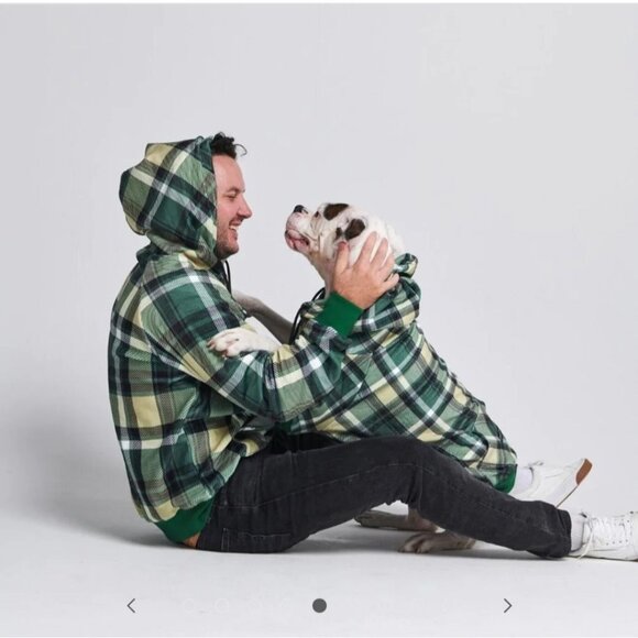 Park paws matching set for dog and owner sweatshirt hoodie size XL/Dog sz Small - Picture 1 of 16